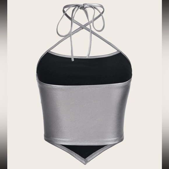 Metalic silver top - Picture 2 of 4